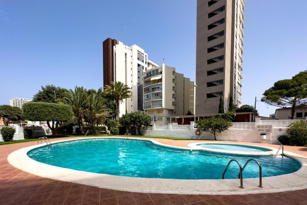 Calpe Apartamento Lujoso Bajo Terasa Piscina Aire Cerca Playa Pueblo 외부 사진